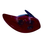 Fanale stop posteriore sinistro per Peugeot 206 6/03>09