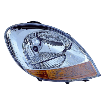 Faro fanale proiettore destro renault kangoo 3/03>08 fanale arancio parabola chiara