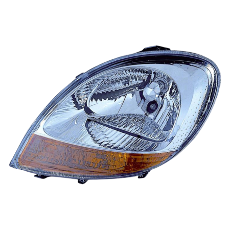 Faro fanale proiettore sinistro renault kangoo 3/03>08 fanale arancio parabola chiara