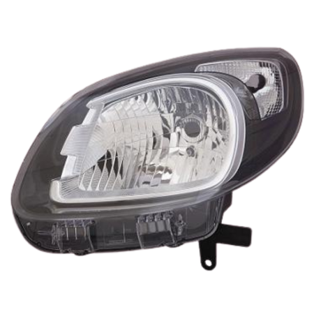 Faro fanale proiettore sinistro per Renault Kangoo 11/12> Parabola Nera