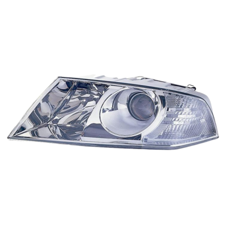 Faro fanale proiettore sinistro per Skoda Octavia 6/04>12/08 Ellittico
