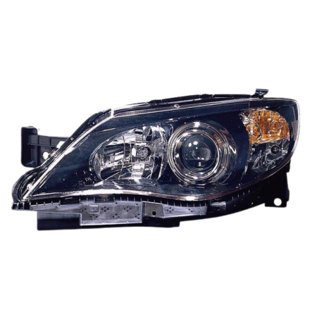 Faro fanale proiettore sinistro per Subaru Impreza 07> Parabola Nera