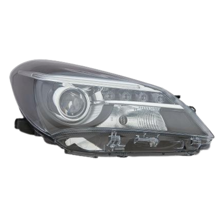Faro fanale proiettore destro per Toyota Yaris 11/14> Led