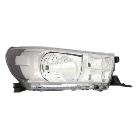 Faro fanale proiettore destro per Toyota Hi-lux Pick Up 3/16> Parabola Cromata