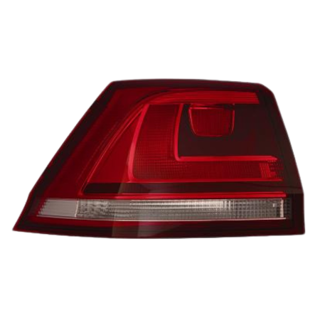 Fanale stop posteriore sinistro esterno per Vw Golf Vii Sw 11/12> Bianco Rosso Scuro