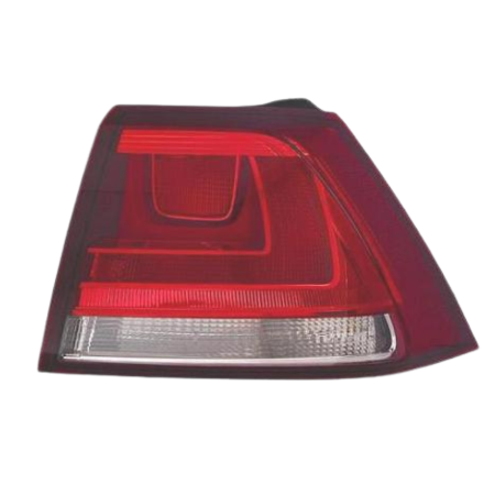 Fanale stop posteriore destro esterno per Vw Golf Vii 11/12> Bianco Rosso