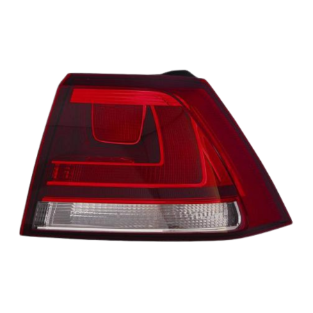 Fanale stop posteriore destro esterno per Vw Golf Vii 11/12> Bianco Rosso Scuro