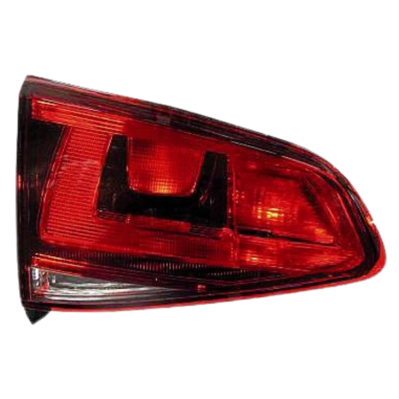 Fanale stop posteriore sinistro interno per Vw Golf Vii 11/12> Bianco Rosso Scuro