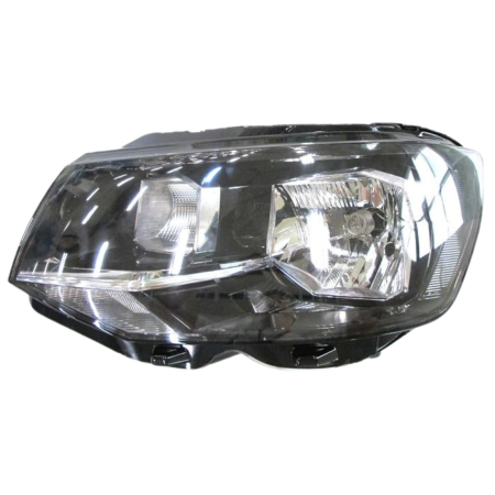 Faro fanale proiettore sinistro per Vw Transporter 15> Parabola Nera