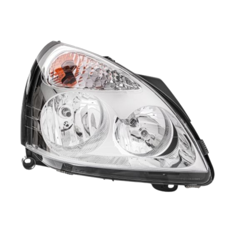 Faro Destro H7-H1 Cromato Per Renault Clio 04-05 ricambio originale Hella