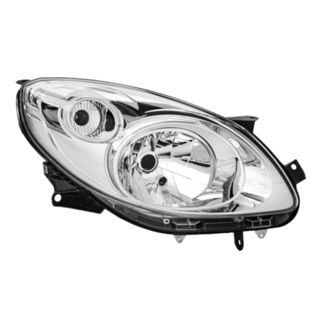 Faro Destro H4 Cromato Per Renault Twingo 03/07- 1E7271510-321 ricambio originale Hella