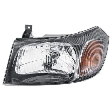 Faro Sinistro H4 Nero Per Ford Transit 00-06 ricambio originale Hella