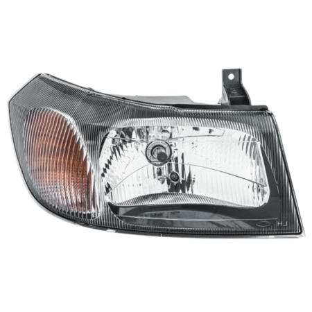 Faro Destro H4 Nero Per Ford Transit 00-06 ricambio originale Hella