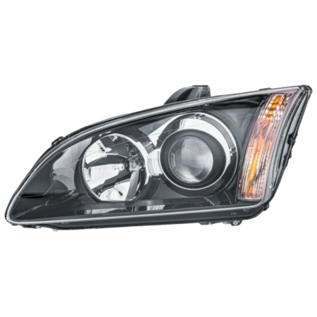 Faro Sinistro Per Ford Focus Parabola Nera 11/04-08Afs H7-H1 ricambio originale Hella