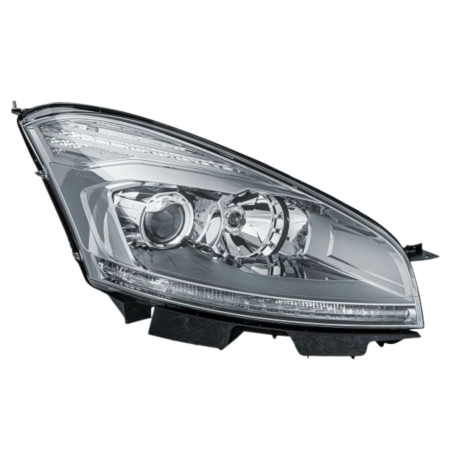 Faro Destro Per Citroen C4 Picassoud Fanalino Chiaro Arancio 9/10- Afsbi-Xenon ricambio originale Hella