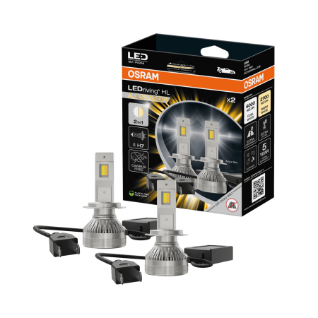 Coppia lampadine LED H7 OSRAM LEDriving ALLSEASON