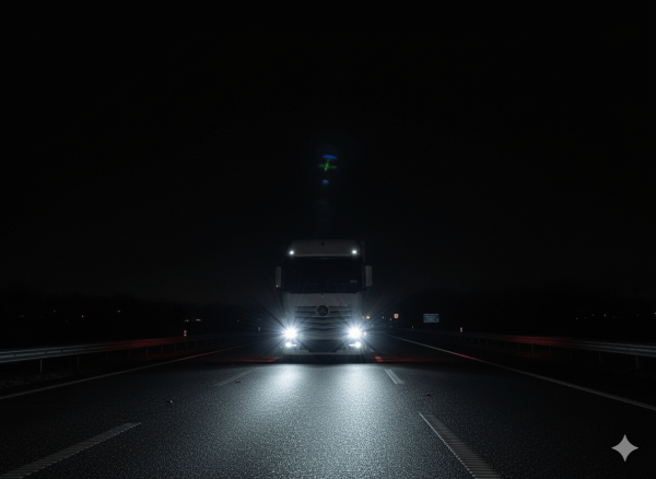 lampadine d1s led osram, montate su mercedes actros 24v