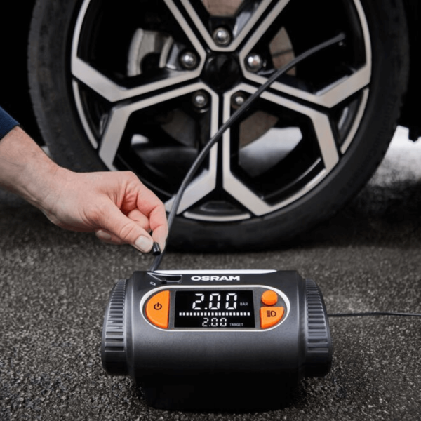 TYREinflate Compressore aria portatile Osram OTI2130 con cavo di alimentazione lungo 3,5mt – foto 5