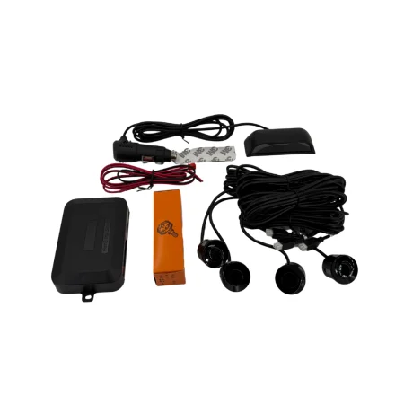 Kit 4 sensori di parcheggio wireless con display LED per auto anteriori o posteriori