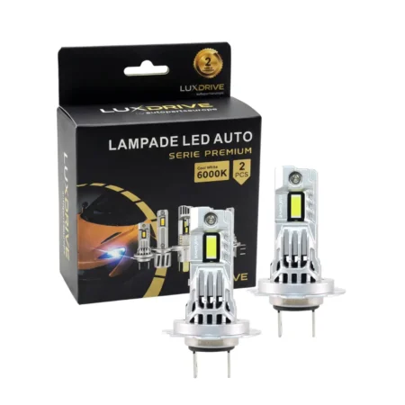 Kit Lampade LED H7 LUXDRIVE 6000K Luce Bianca 60W 4000 Lumen