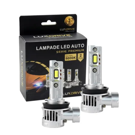 Kit Lampade LED H8 H11 H16 LUXDRIVE 6000K Luce Bianca 90W 4800 Lumen