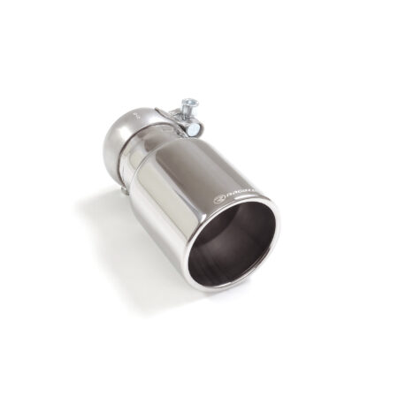 Edelstahl Rundendrohr 90 mm mit universeller Einlassrohr - Ragazzon 01.0550