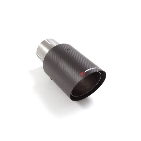Terminale inox rotondo 90 mm universale Carbon Shot - Ragazzon 01.7360
