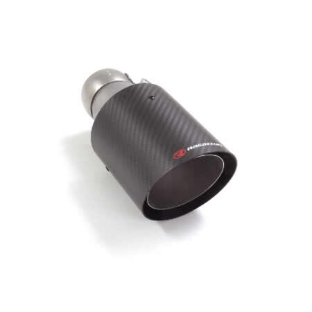 Terminale inox rotondo 100 mm universale Carbon Shot - Ragazzon 01.7460