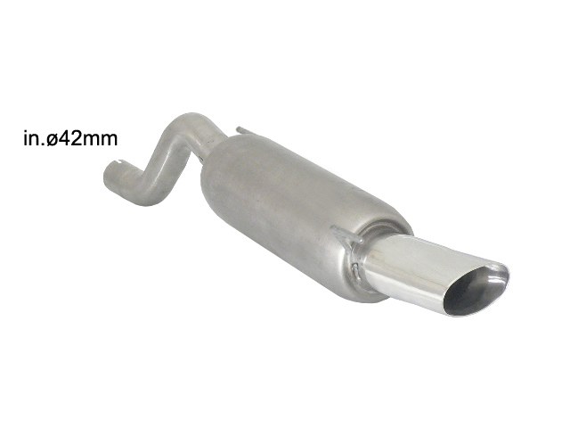 Scarico posteriore Opel Corsa D omologato Sport Line - Ragazzon 10.0519.13