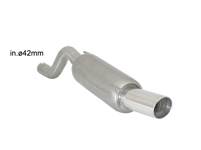 Scarico posteriore Opel Corsa E omologato Sport Line - Ragazzon 10.0553.60