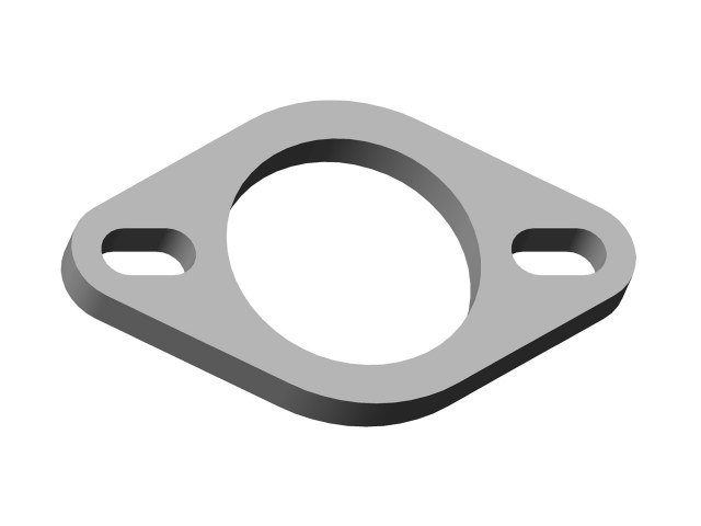 Flangia in inox spessore 8 mm universale - Ragazzon 191000505