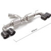 Hinterer Auspuff Toyota Yaris GR homologiert Carbon Shot - Ragazzon 50.0965.84