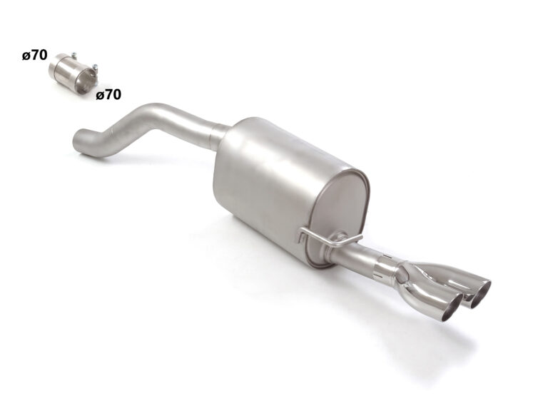 Scarico posteriore Audi A1 GB omologato Sport Line - Ragazzon 50.0975.56