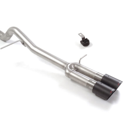 Tubo posteriore scarico Ford Fiesta Mk8 Gruppo N Carbon Shot - Ragazzon 50.1000.78