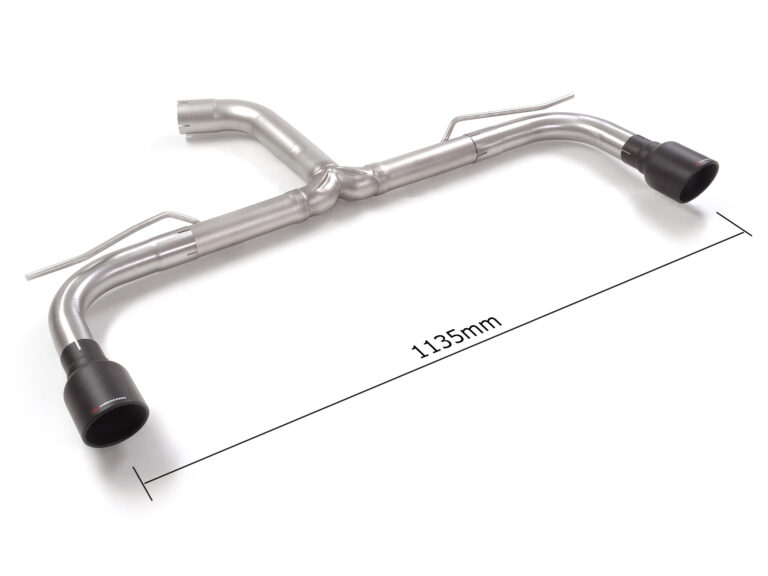 Tubo posteriore scarico Volkswagen Golf Mk8 CD Gruppo N Sport Line Black - Ragazzon 50.1025.61B