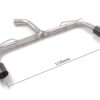 Hinterrohr Auspuff Volkswagen Golf Mk8 CD homologiert Carbon Shot - Ragazzon 50.1025.74