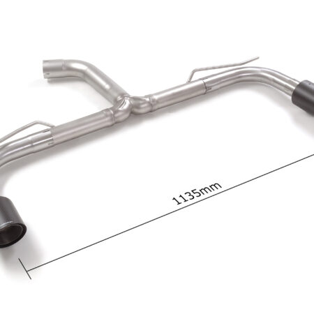 Tubo posteriore scarico Volkswagen Golf Mk8 CD Gruppo N Carbon Shot - Ragazzon 50.1025.74