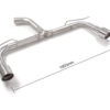 Heckrohr Volkswagen Golf Mk7 AU zugelassen Sport Line - Ragazzon 50.1028.61