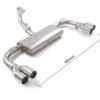 Scarico posteriore Ford Focus Mk4 DEH omologato – Ragazzon 50.1071.26