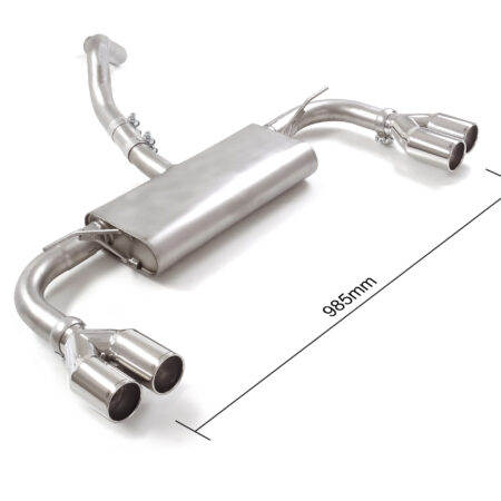 Scarico posteriore Ford Focus Mk4 DEH omologato - Ragazzon 50.1071.26