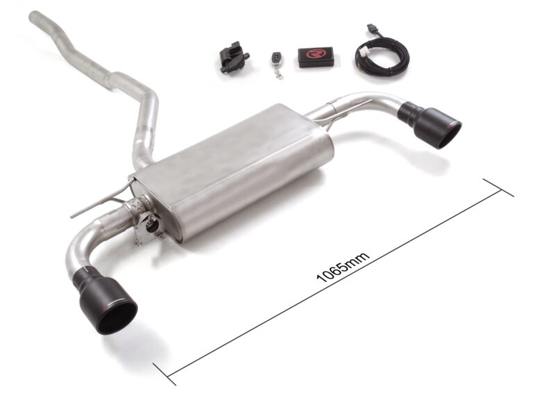 Scarico posteriore BMW Serie 1 F40 Gruppo N Sport Line Black - Ragazzon 50.1088.61B