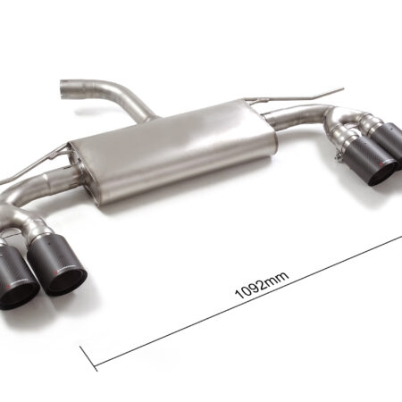 Hinterrohr Auspuff Audi A3 8Y homologiert Carbon Shot - Ragazzon 50.1109.84