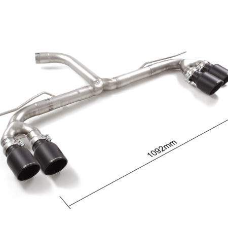 Tubo posteriore scarico Audi A3 8Y Gruppo N Sport Line Black - Ragazzon 50.1110.64B