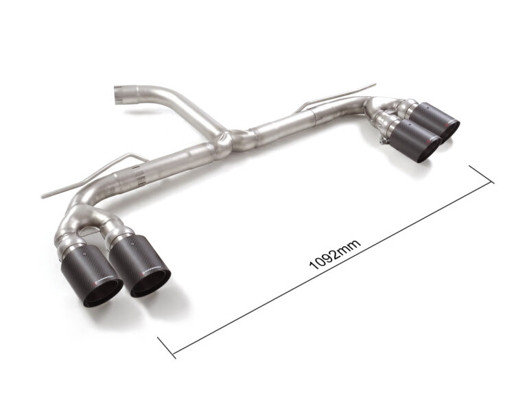 Tubo posteriore scarico Audi A3 8Y Gruppo N Carbon Shot - Ragazzon 50.1110.84