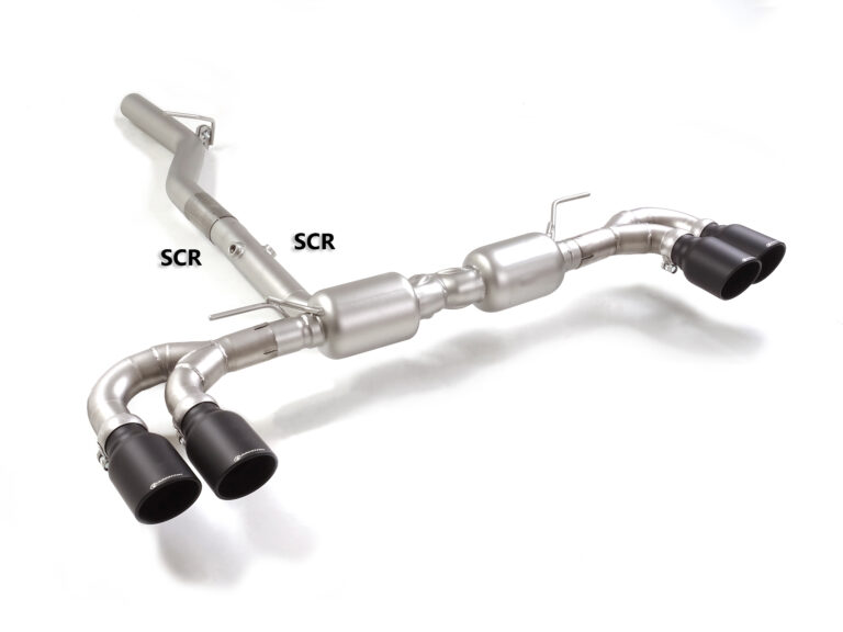 Scarico posteriore Alfa Romeo Giulia omologato Sport Line Black - Ragazzon 50.1224.64B