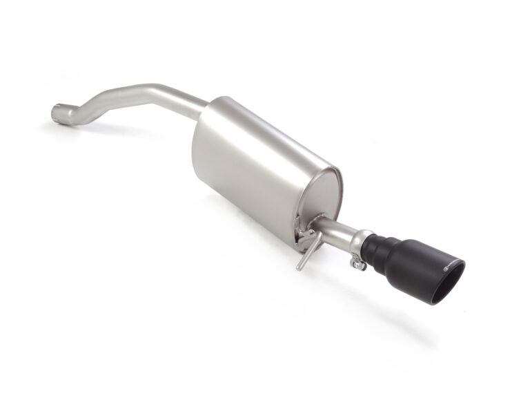 Posteriore inox con terminale rotondo 102 mm Sportline Black per Skoda Kamiq - Ragazzon 50.1249.61B
