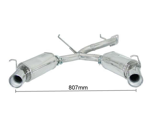 Scarico posteriore Alfa Romeo GTV 916 / Spider omologato - Ragazzon 50.0007.06