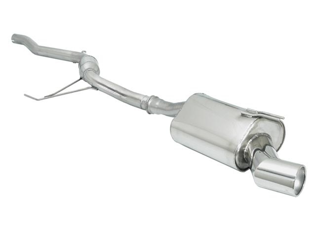 Centrale + Posteriore con terminale rotondo 102 mm inox – Uscita su nicchia originale per Fiat Coupè - Ragazzon 50.0047.06