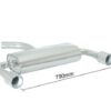Scarico posteriore Volkswagen Golf Mk5 1K omologato – Ragazzon 50.0120.06