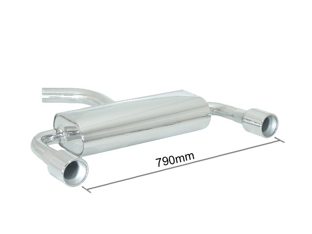 Scarico posteriore Volkswagen Golf Mk5 1K omologato - Ragazzon 50.0120.06